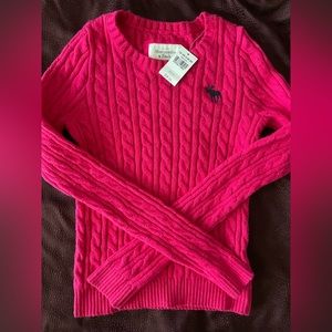NWT Abercrombie & Fitch Sweater Pink XS A&F